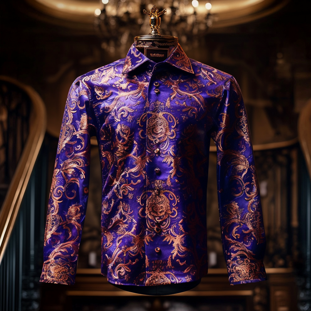 Silk Luxury Business VIP Exclusive Designer unique Luxe Collection long Shirt High Elasticity