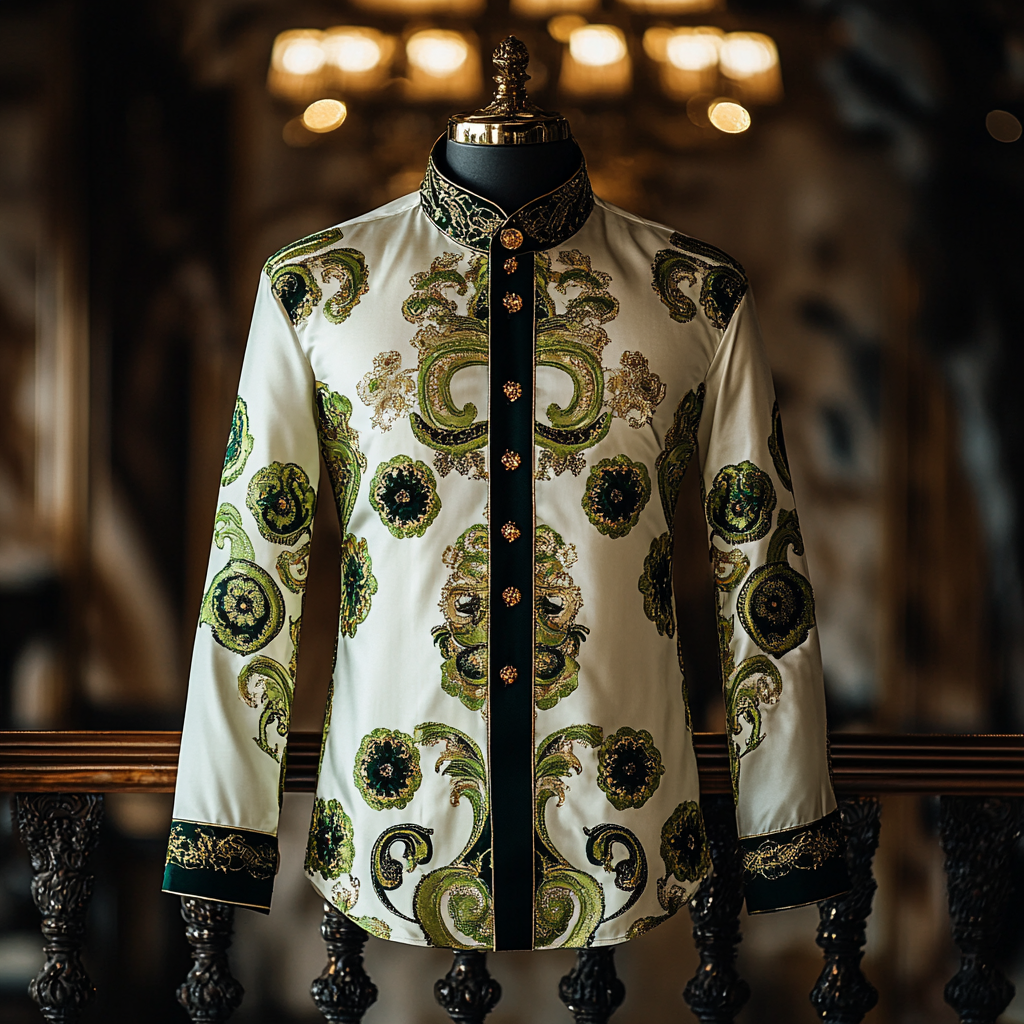 Silk Luxury Business VIP Exclusive Designer unique Luxe Collection long Shirt High Elasticity