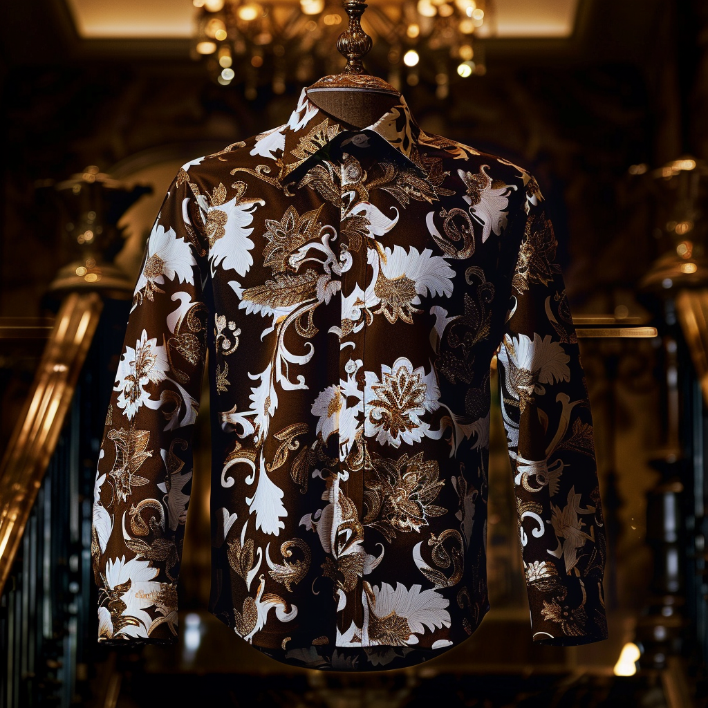 Best Silk Luxury Business VIP Exclusive Designer unique Luxe Collection long Shirt High Elasticity