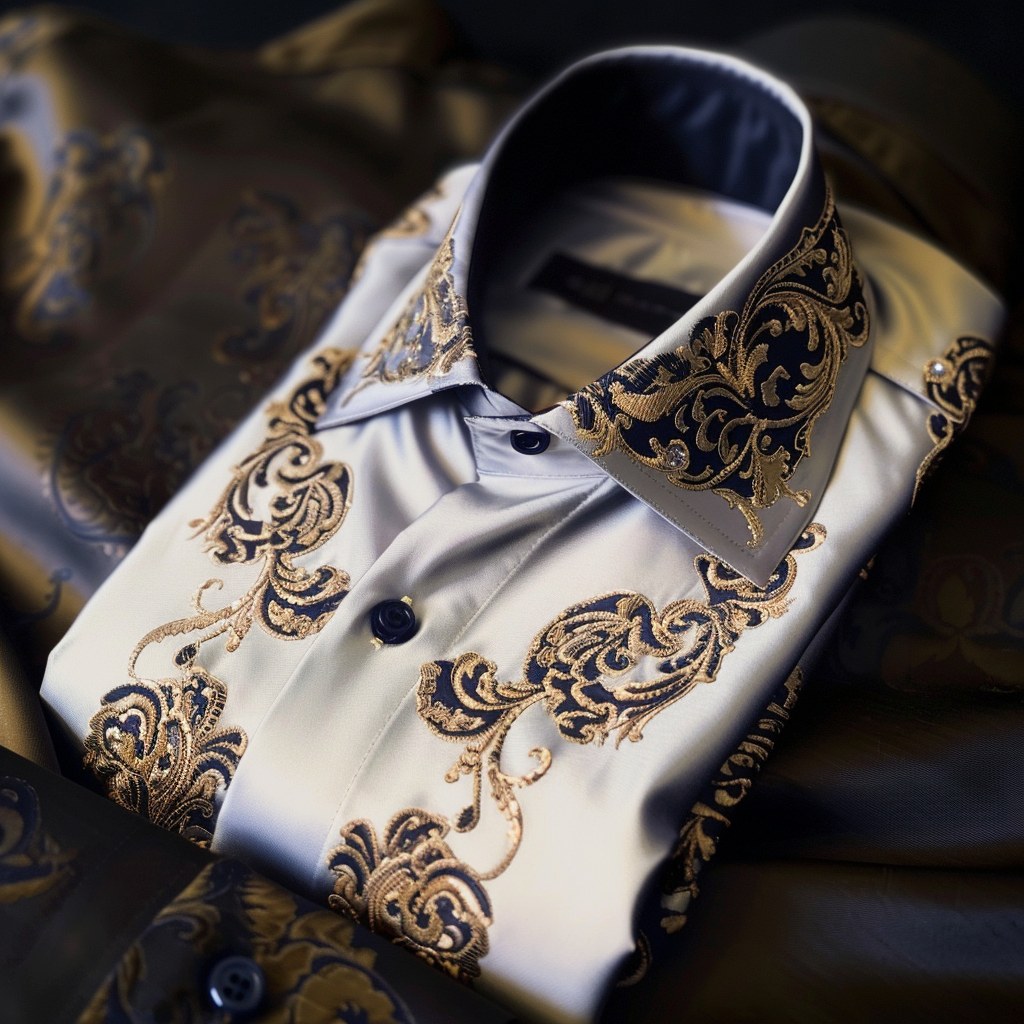 2024 unique Luxe Collection Shirt High Elasticity