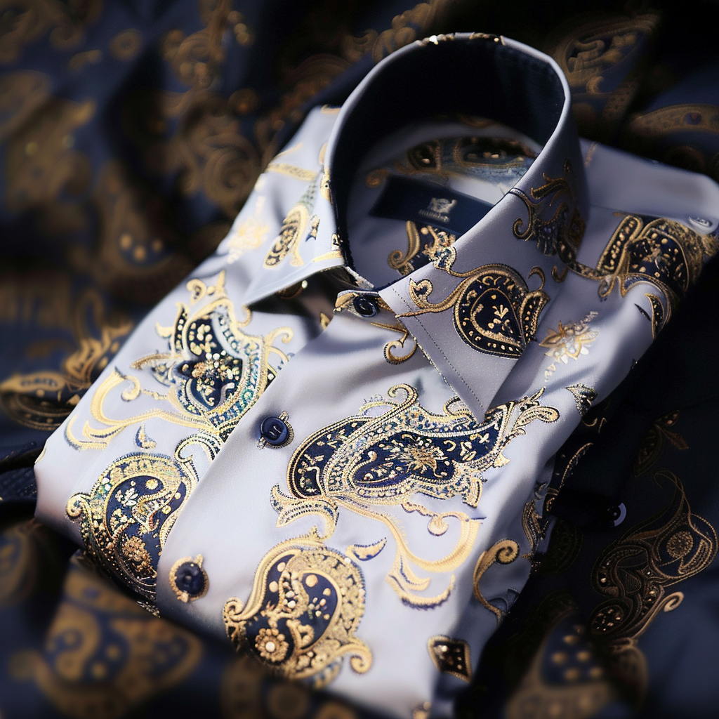 Best Unique Luxe Collection Effortless chic Shirt High Elasticity men's printed shirt