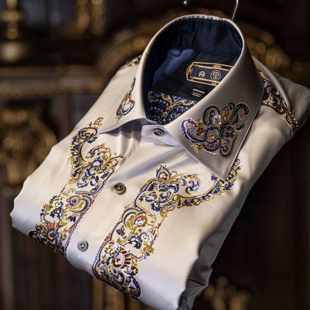 unique Luxe Collection Shirt High Elasticity