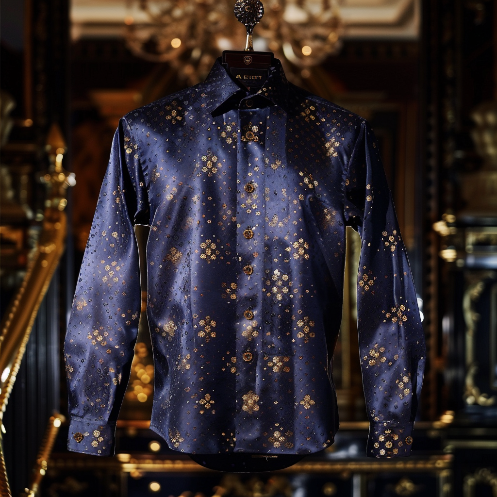 Best Silk Luxury Business VIP Exclusive Designer unique Luxe Collection long Shirt High Elasticity