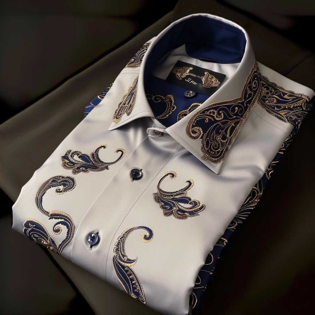 Best Unique Luxe Collection Effortless chic Shirt High Elasticity men's printed shirt