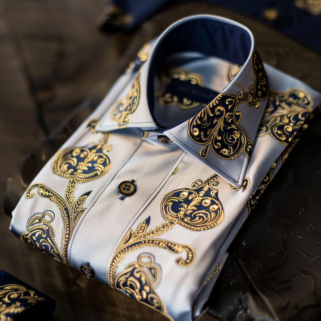 Best Unique Luxe Collection Effortless chic Shirt High Elasticity men's printed shirt