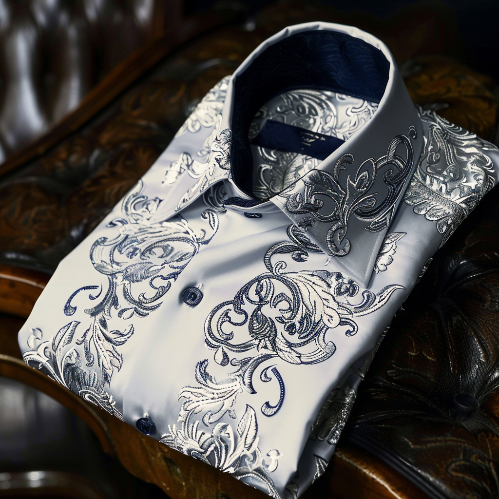 Best Unique Luxe Collection Effortless chic Shirt High Elasticity men's printed shirt