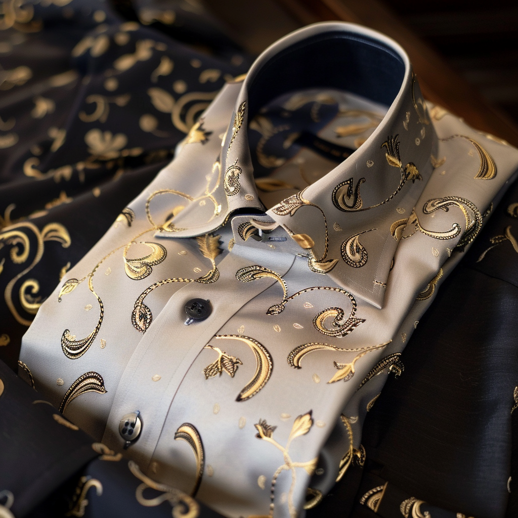 Best Unique Luxe Collection Effortless chic Shirt High Elasticity men's printed shirt