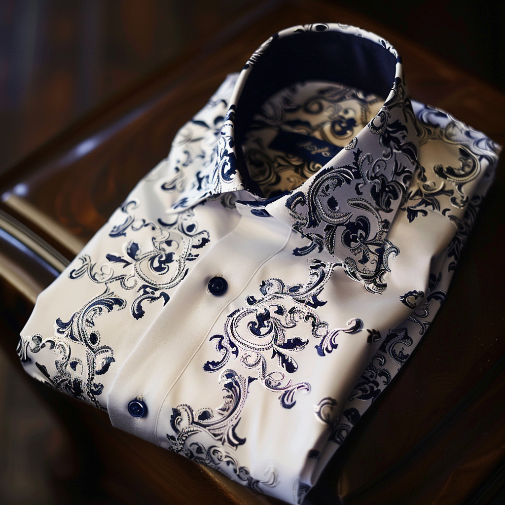 Best Unique Luxe Collection Effortless chic Shirt High Elasticity men's printed shirt