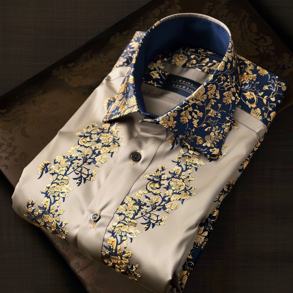 Best Unique Luxe Collection Effortless chic Shirt High Elasticity men's printed shirt