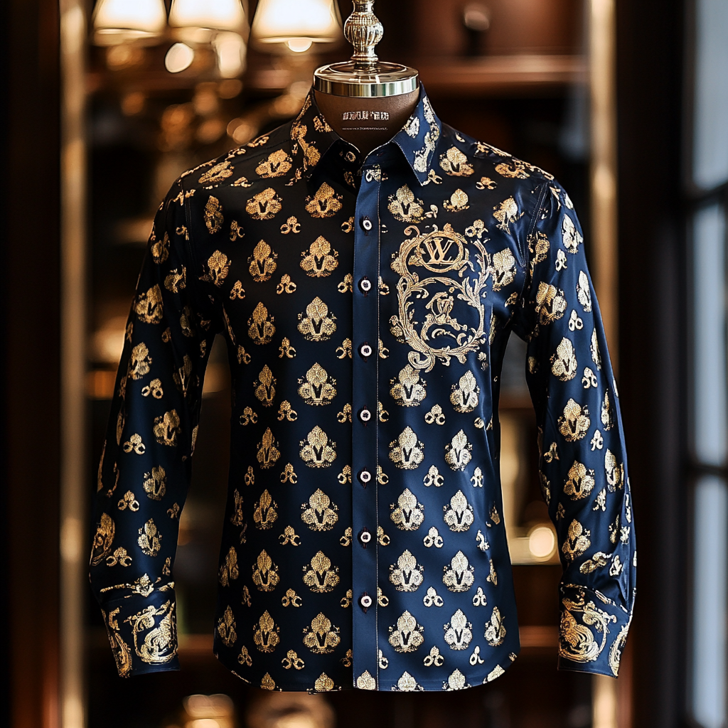Silk Luxury Business VIP Exclusive Designer unique Luxe Collection long Shirt High Elasticity