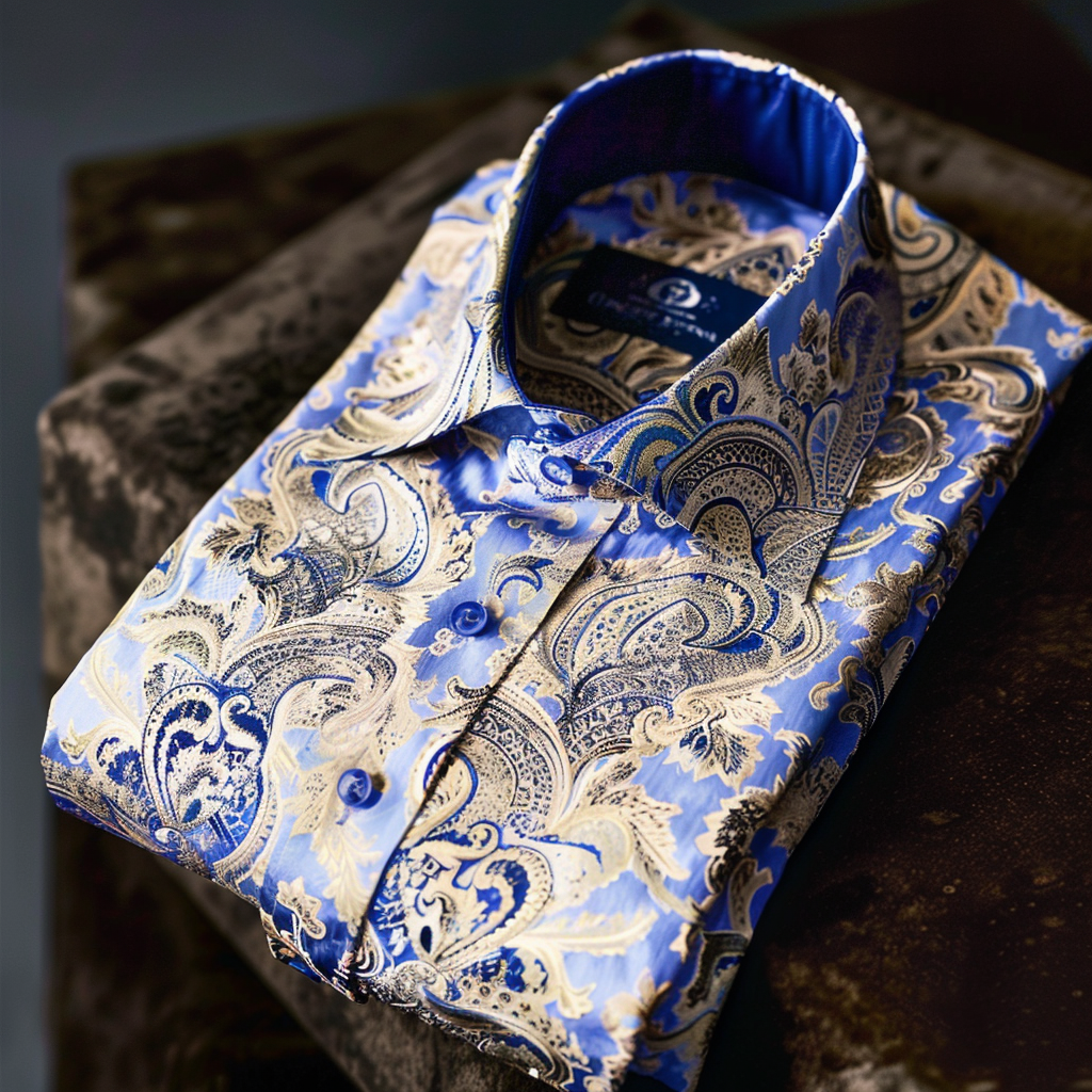 Best Unique Luxe Collection Effortless chic Shirt High Elasticity men's printed shirt