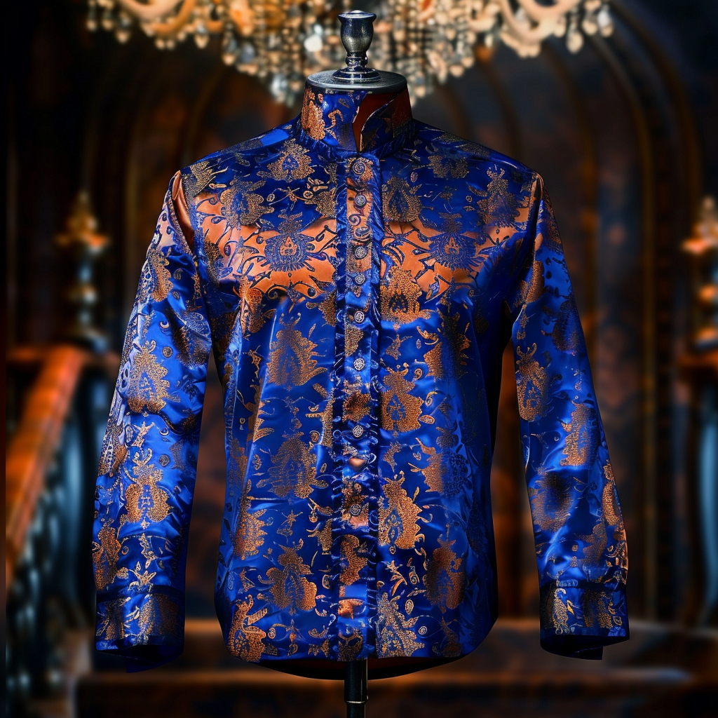 Best Silk Luxury Business VIP Exclusive Designer unique Luxe Collection long Shirt High Elasticity