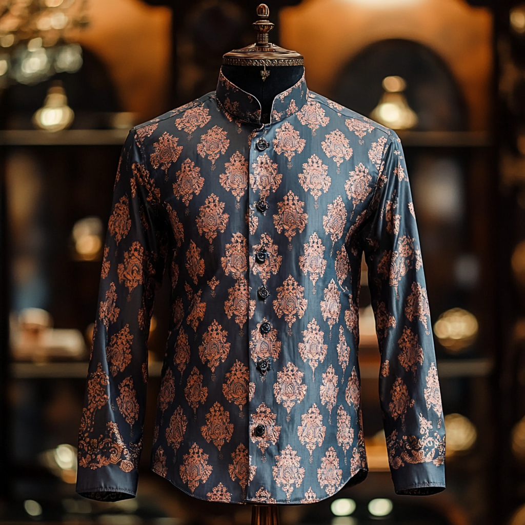 Silk Luxury Business VIP Exclusive Designer unique Luxe Collection long Shirt High Elasticity