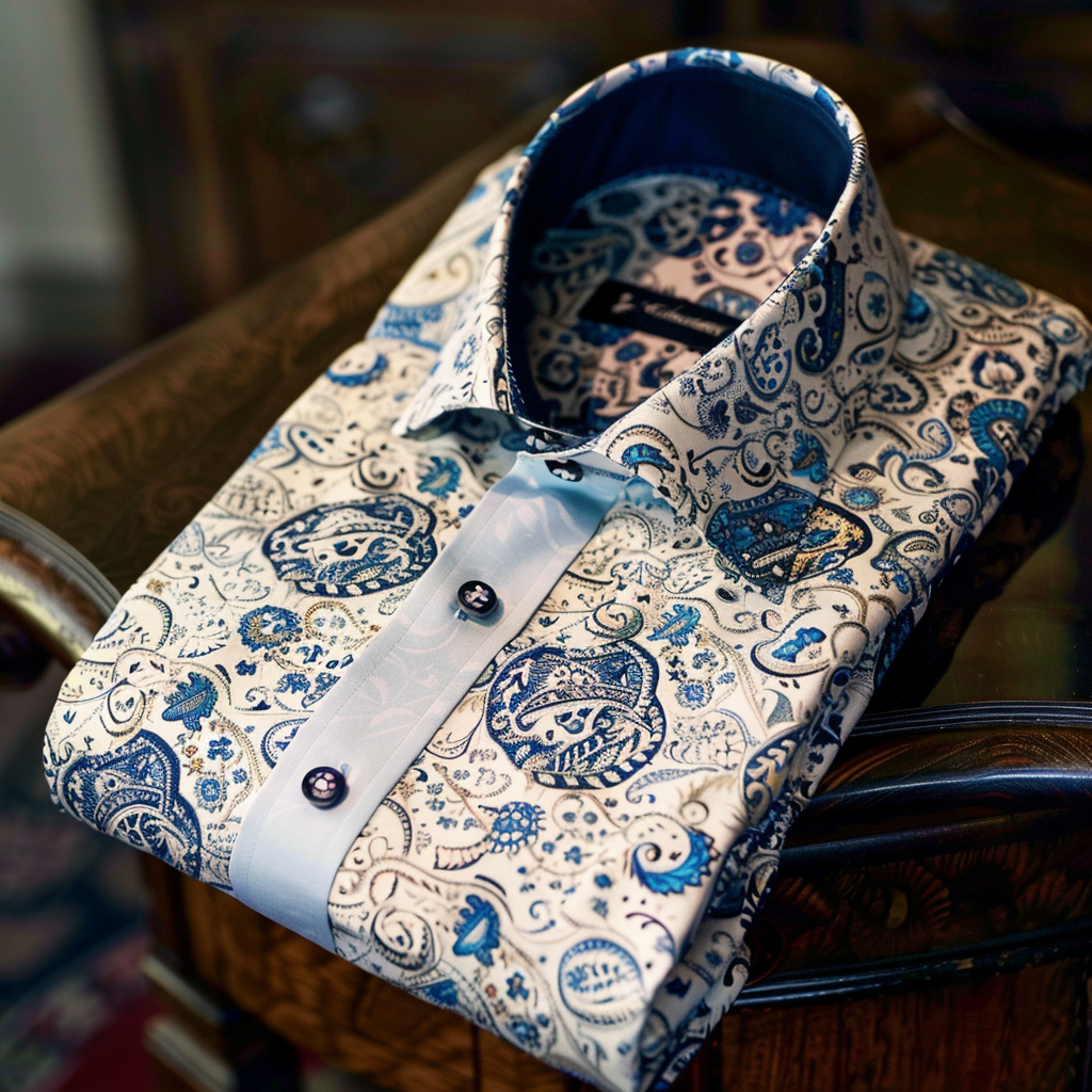 Best Unique Luxe Collection Effortless chic Shirt High Elasticity men's printed shirt