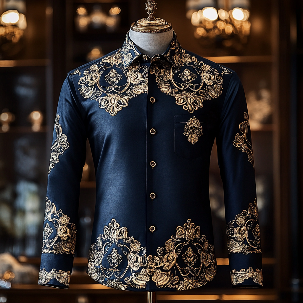 Silk Luxury Business VIP Exclusive Designer unique Luxe Collection long Shirt High Elasticity
