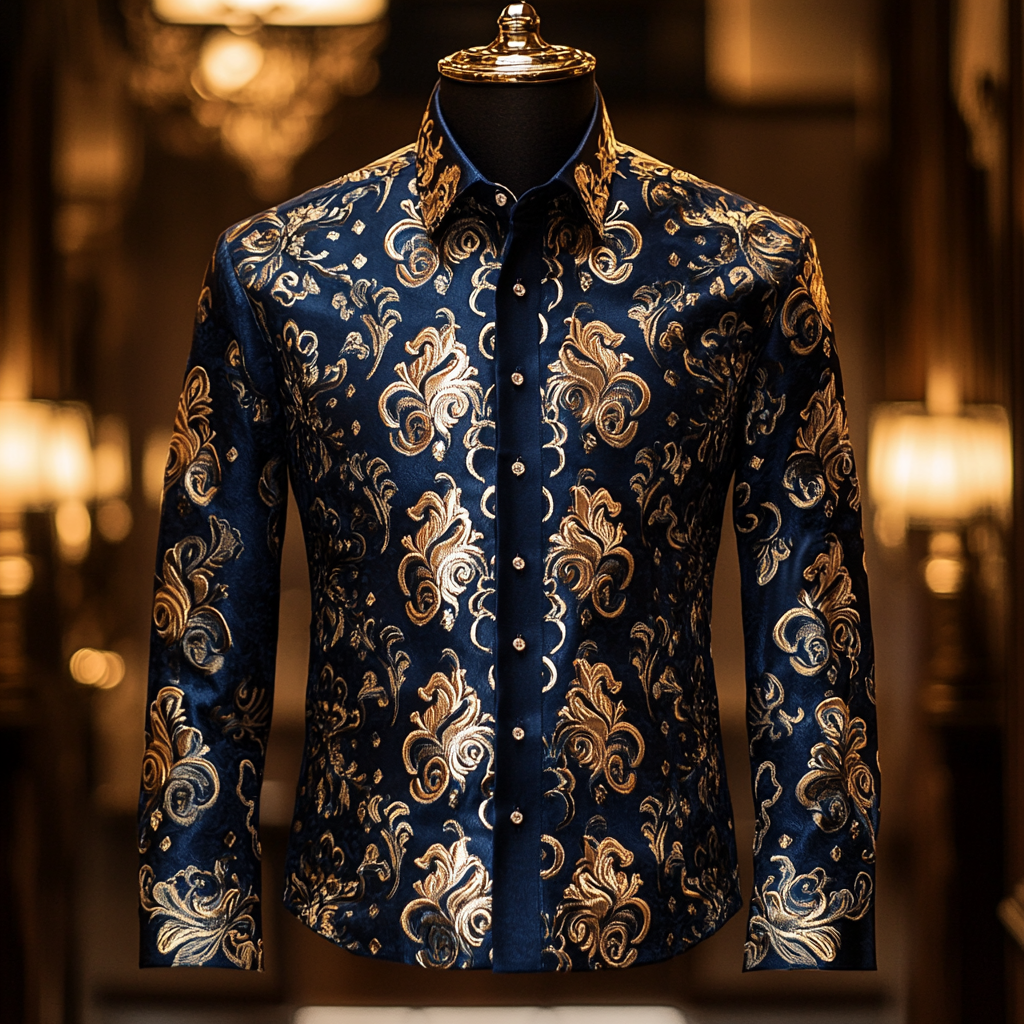 Silk Luxury Business VIP Exclusive Designer unique Luxe Collection long Shirt High Elasticity