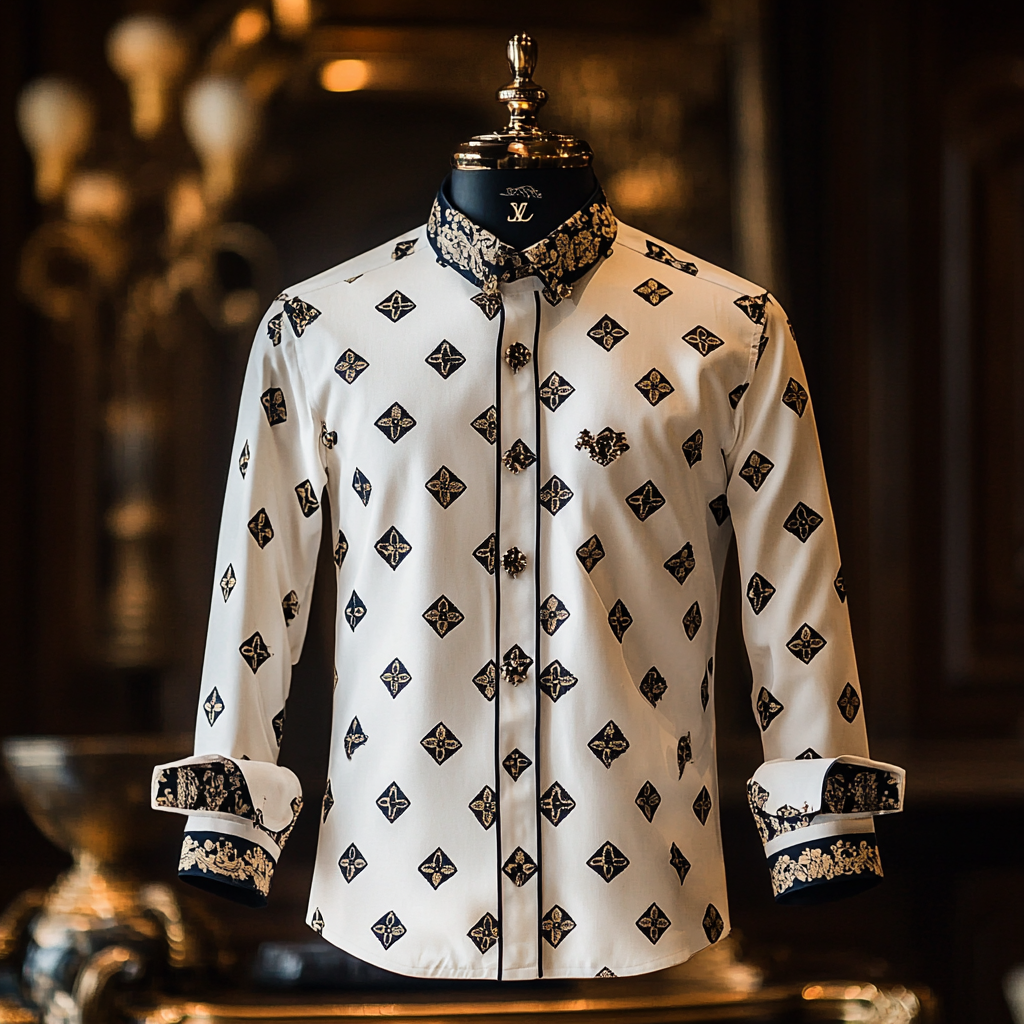 Silk Luxury Business VIP Exclusive Designer unique Luxe Collection long Shirt High Elasticity