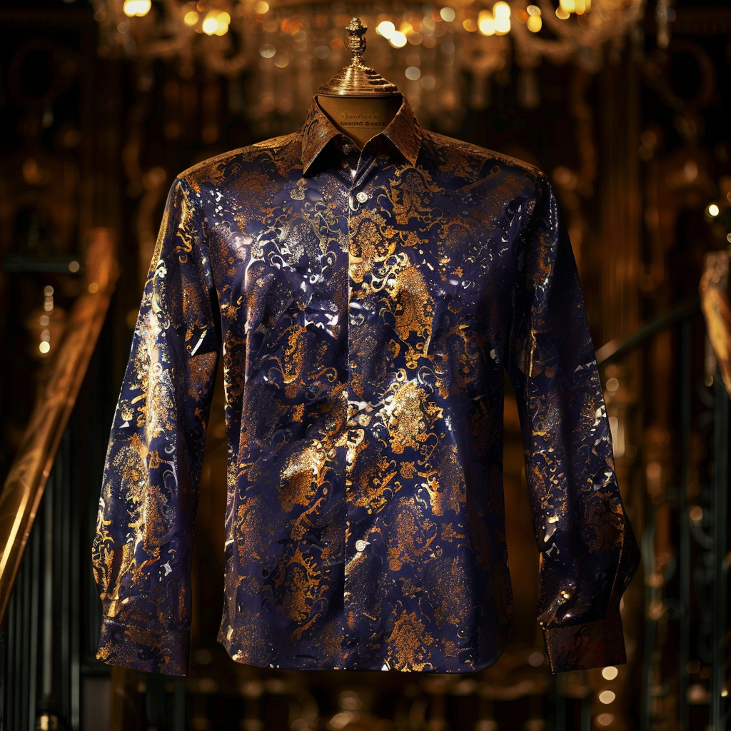Best Silk Luxury Business VIP Exclusive Designer unique Luxe Collection long Shirt High Elasticity