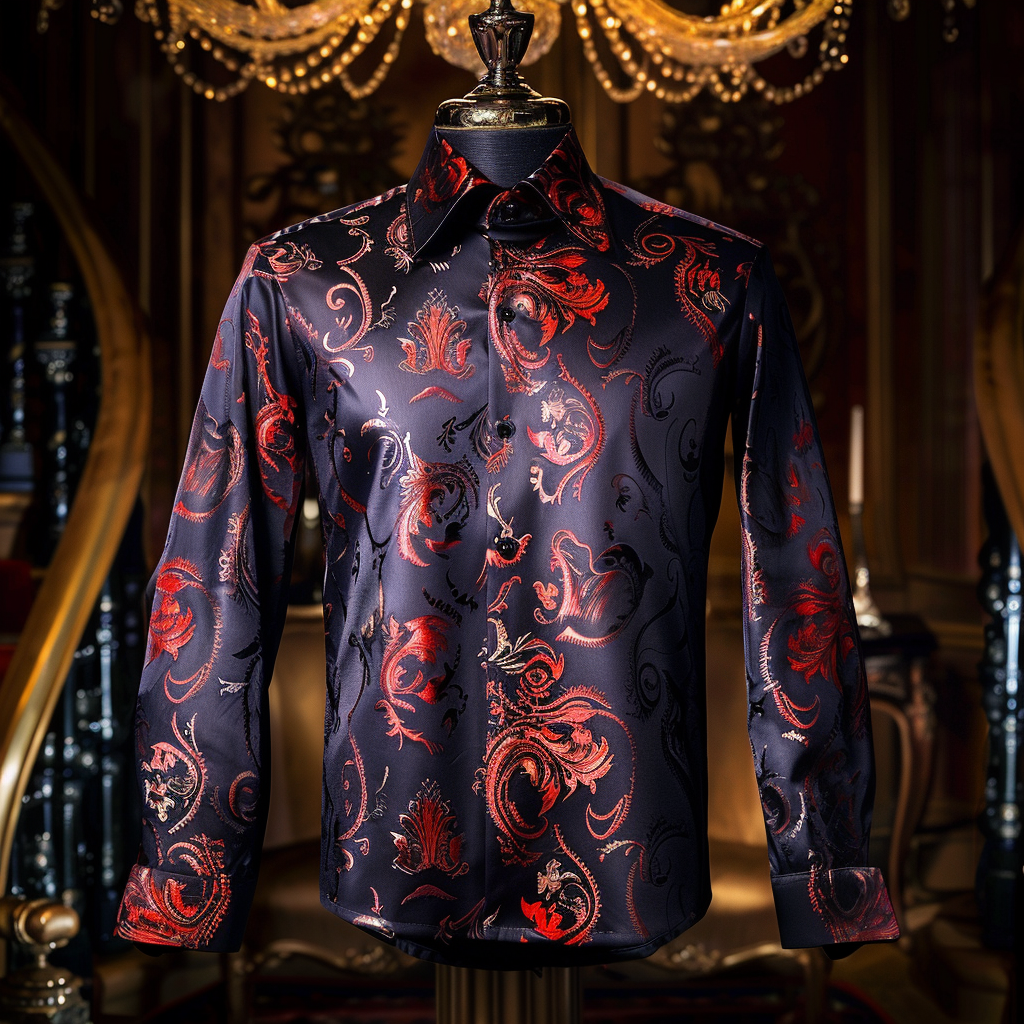 Best Silk Luxury Business VIP Exclusive Designer unique Luxe Collection long Shirt High Elasticity