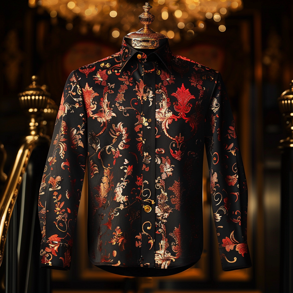 Best Silk Luxury Business VIP Exclusive Designer unique Luxe Collection long Shirt High Elasticity