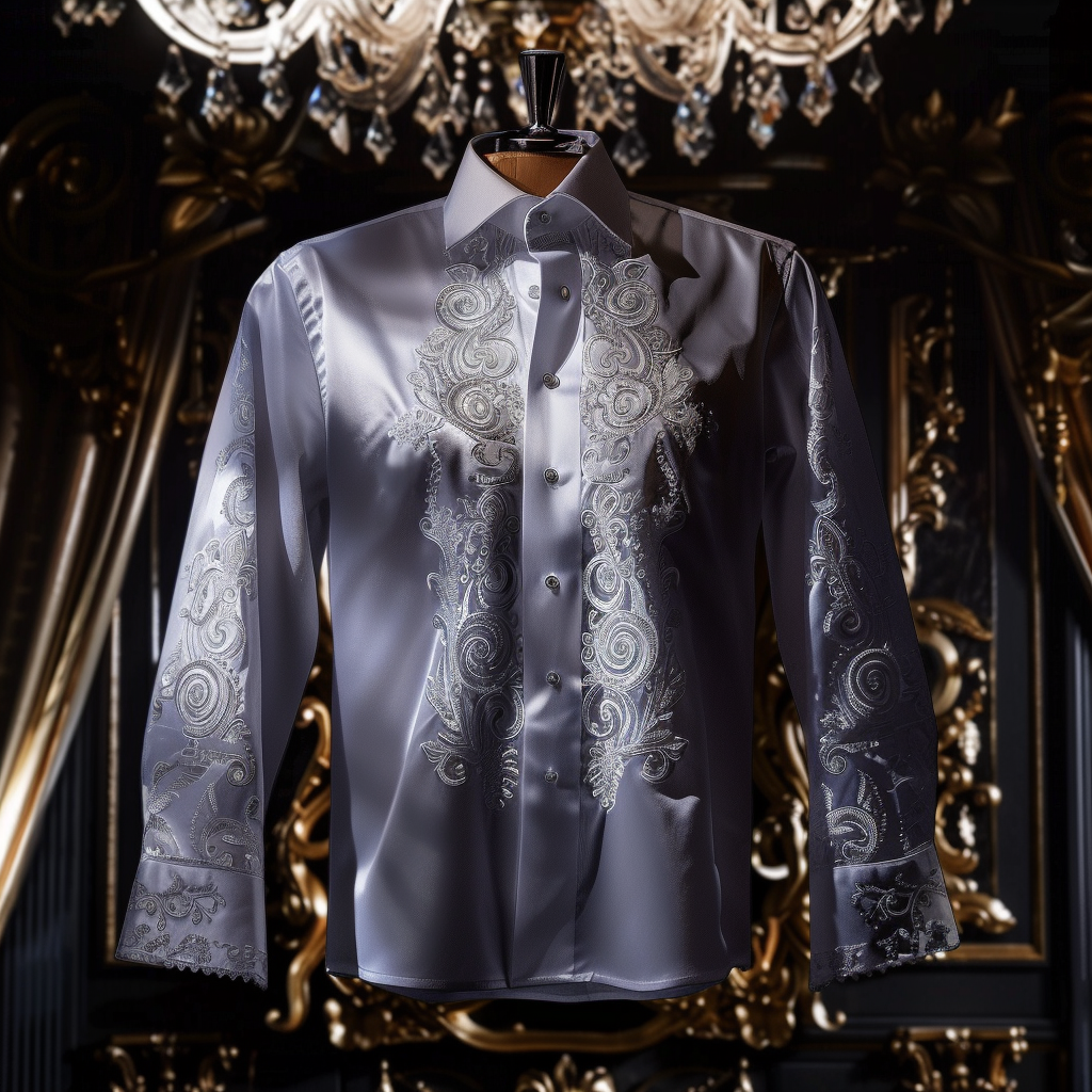 Best Silk Luxury Business VIP Exclusive Designer unique Luxe Collection long Shirt High Elasticity