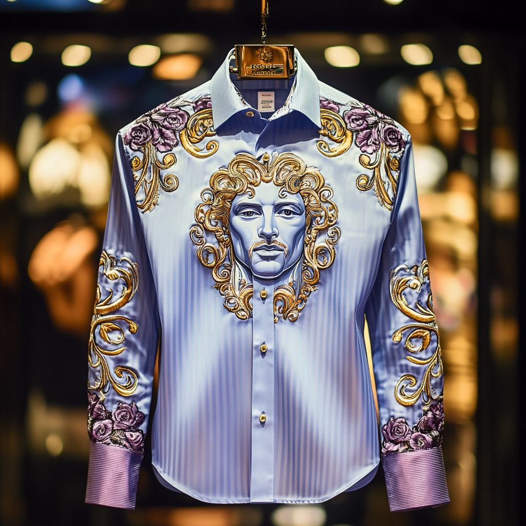 2025 Best Men's Unique Luxe Collection Classic Casual Shirt