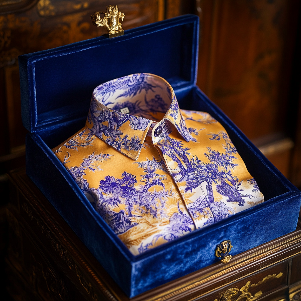 2025 Best Men's Unique Luxe Collection Classic Casual Shirt