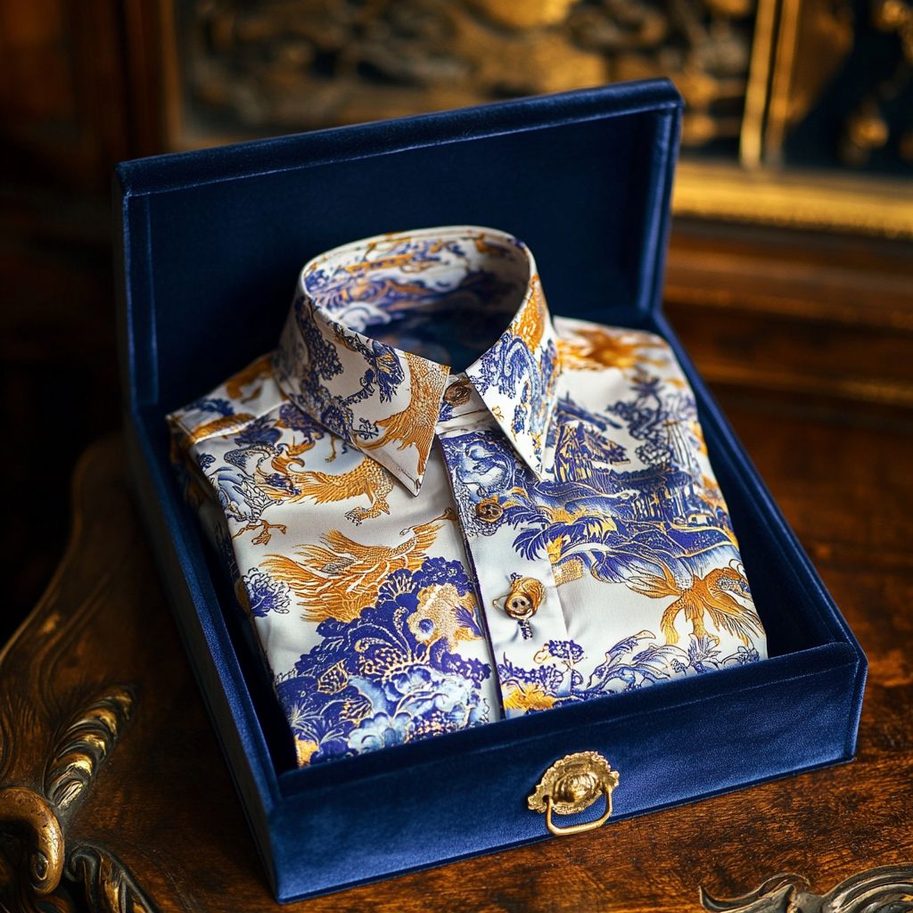 2025 Best Men's Unique Luxe Collection Classic Casual Shirt