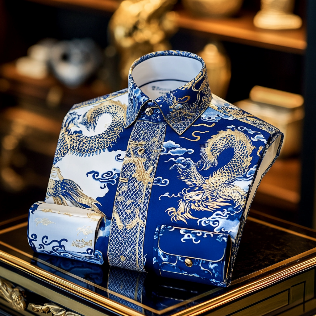 2025 Best Men's Unique Luxe Collection Classic Casual Shirt