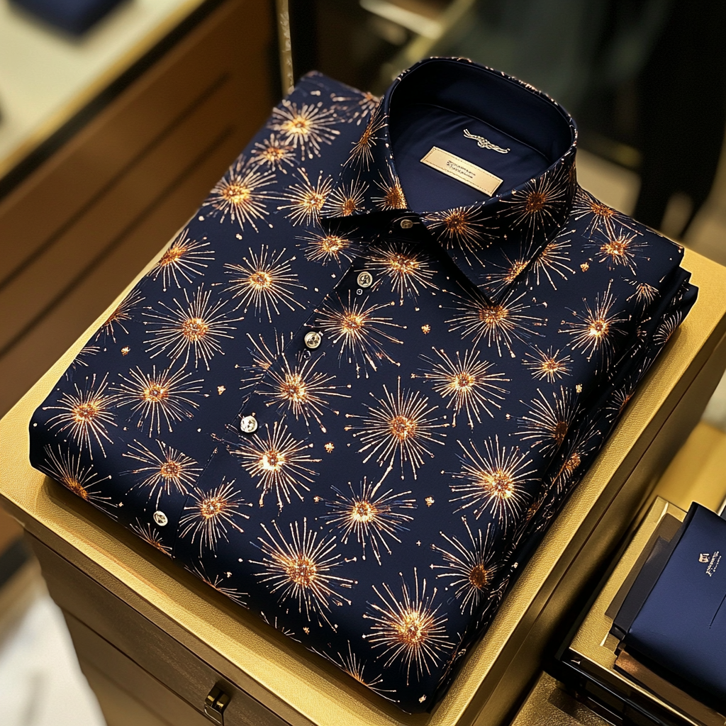 2025 Best Men's Unique Luxe Collection Classic Casual Shirt