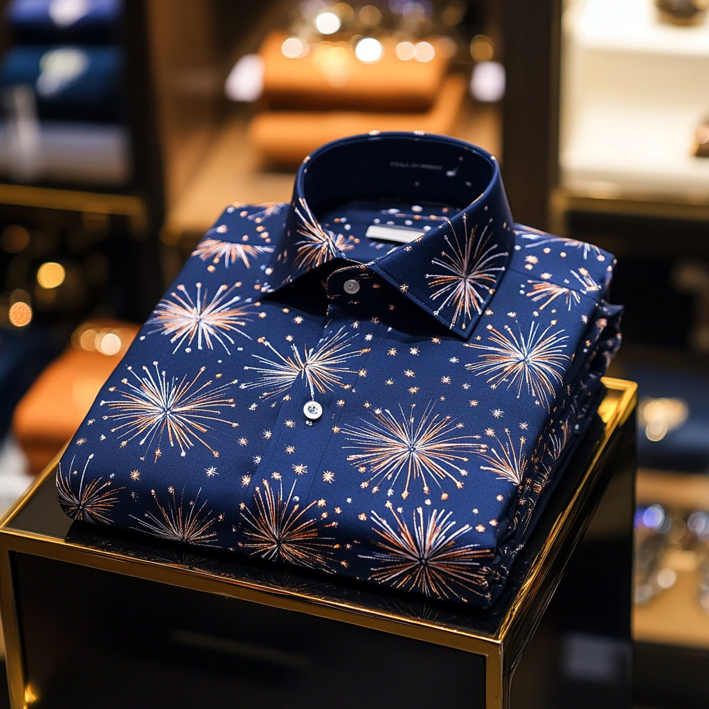 2025 Best Men's Unique Luxe Collection Classic Casual Shirt