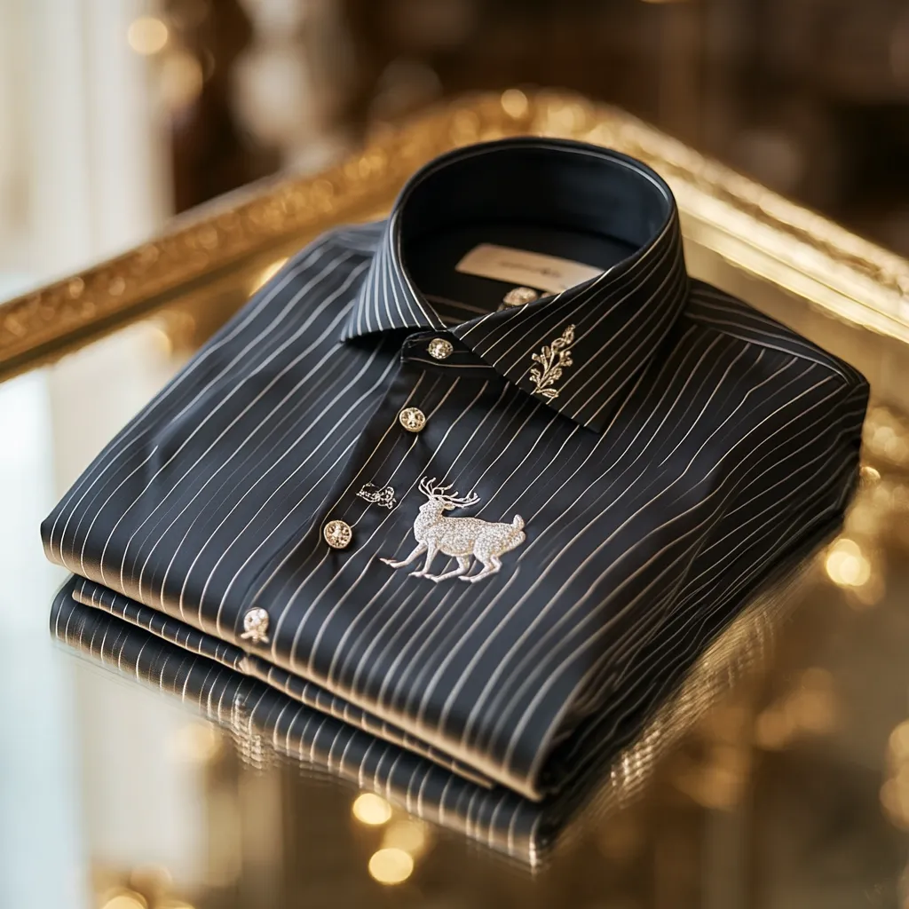 Silk Luxury Business VIP Exclusive Designer unique Luxe Collection long Shirt High Elasticity