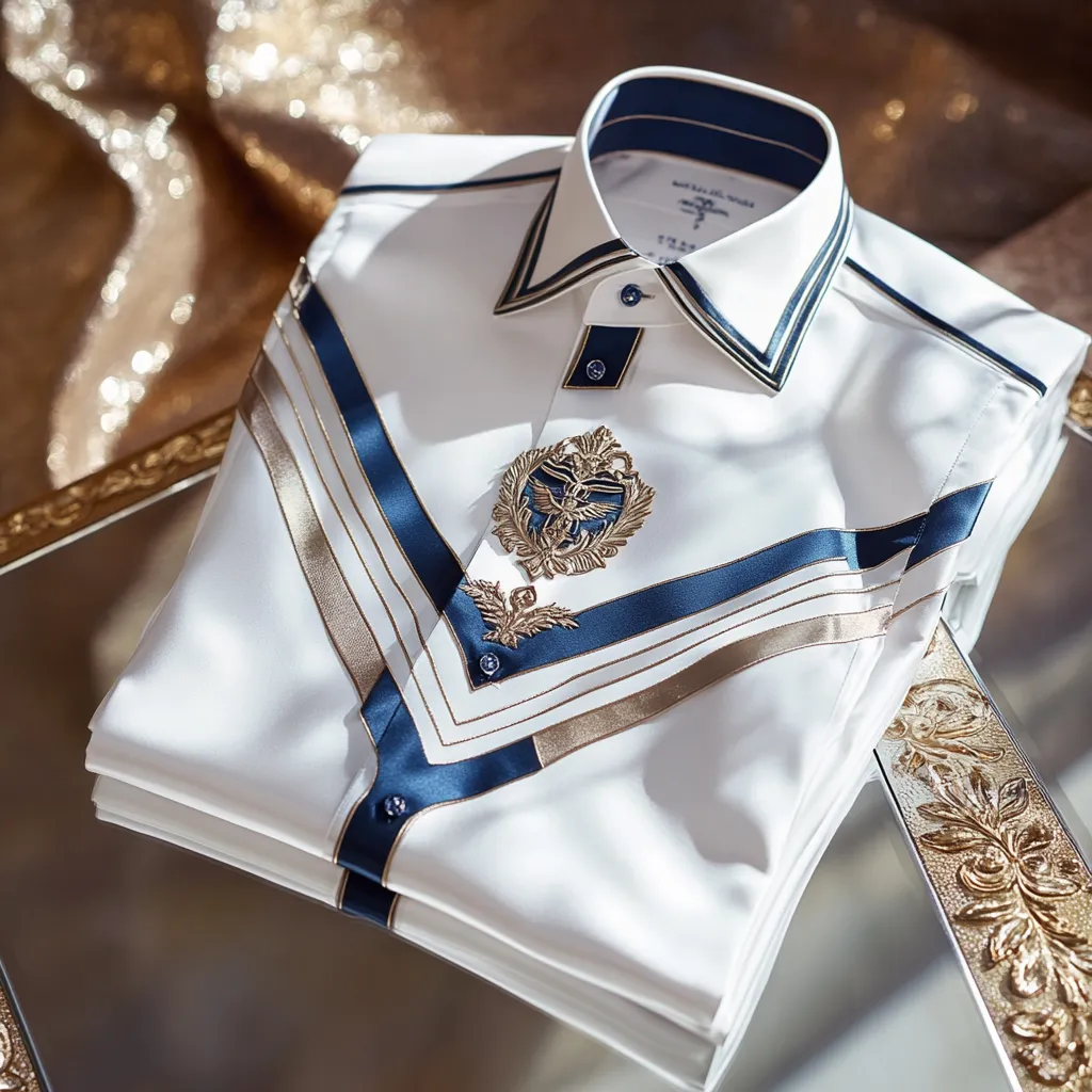 Men's Satin Luxury Business Long Sleeve Shirt