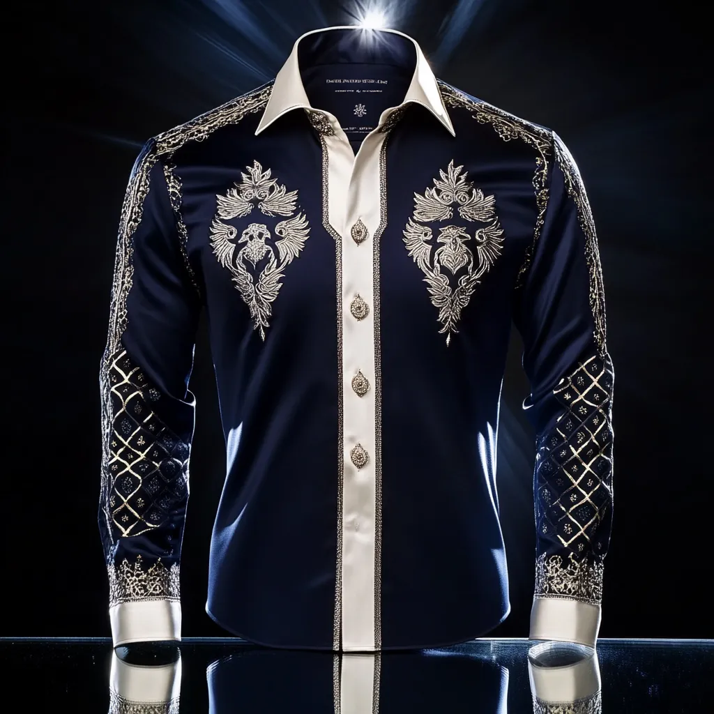 Silk Luxury Business VIP Exclusive Designer unique Luxe Collection long Shirt High Elasticity