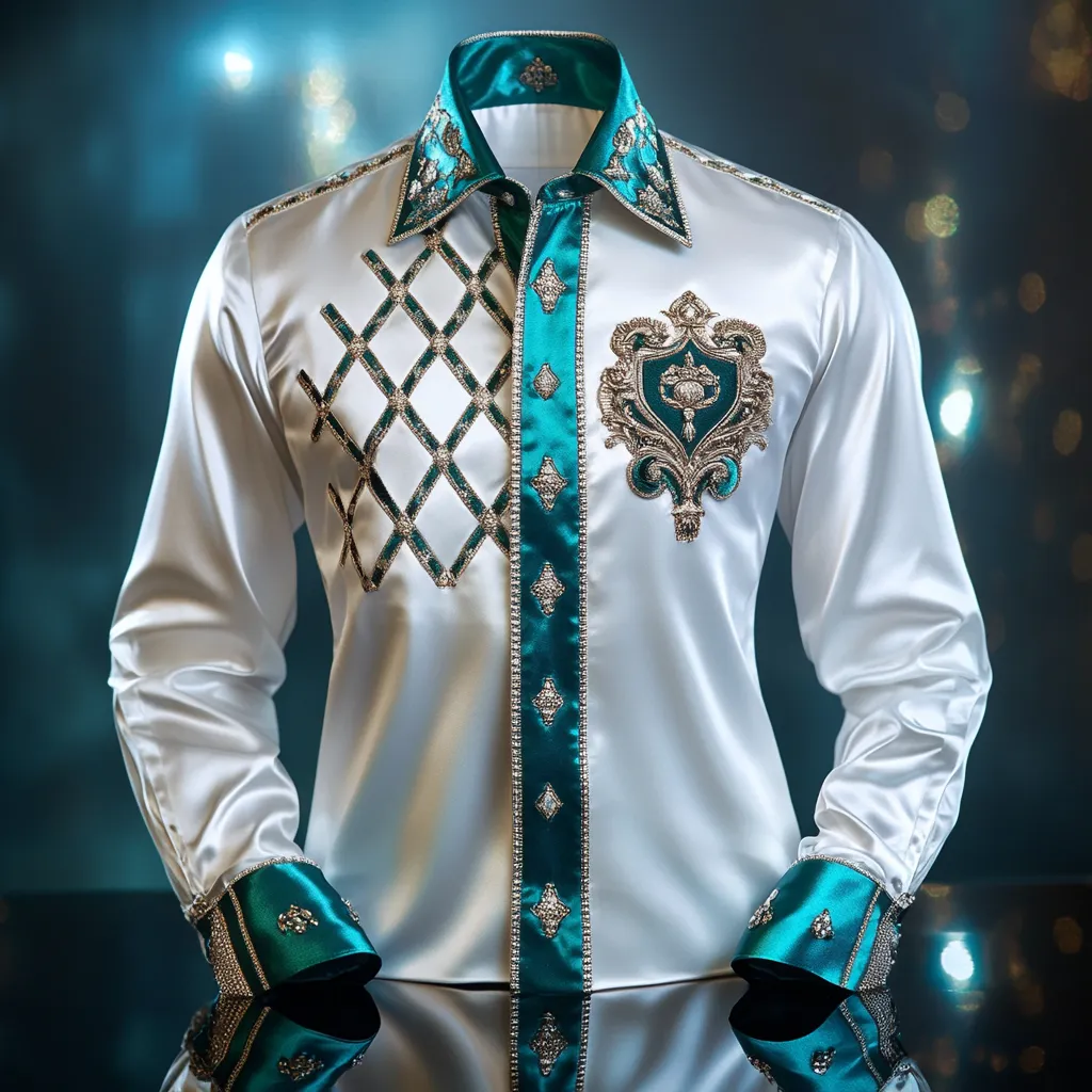Silk Luxury Business VIP Exclusive Designer unique Luxe Collection long Shirt High Elasticity