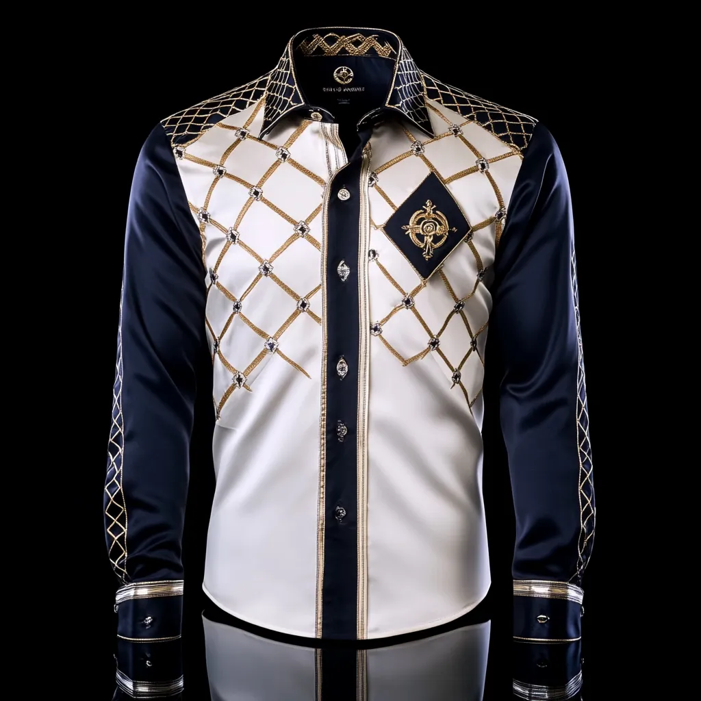 Silk Luxury Business VIP Exclusive Designer unique Luxe Collection long Shirt High Elasticity
