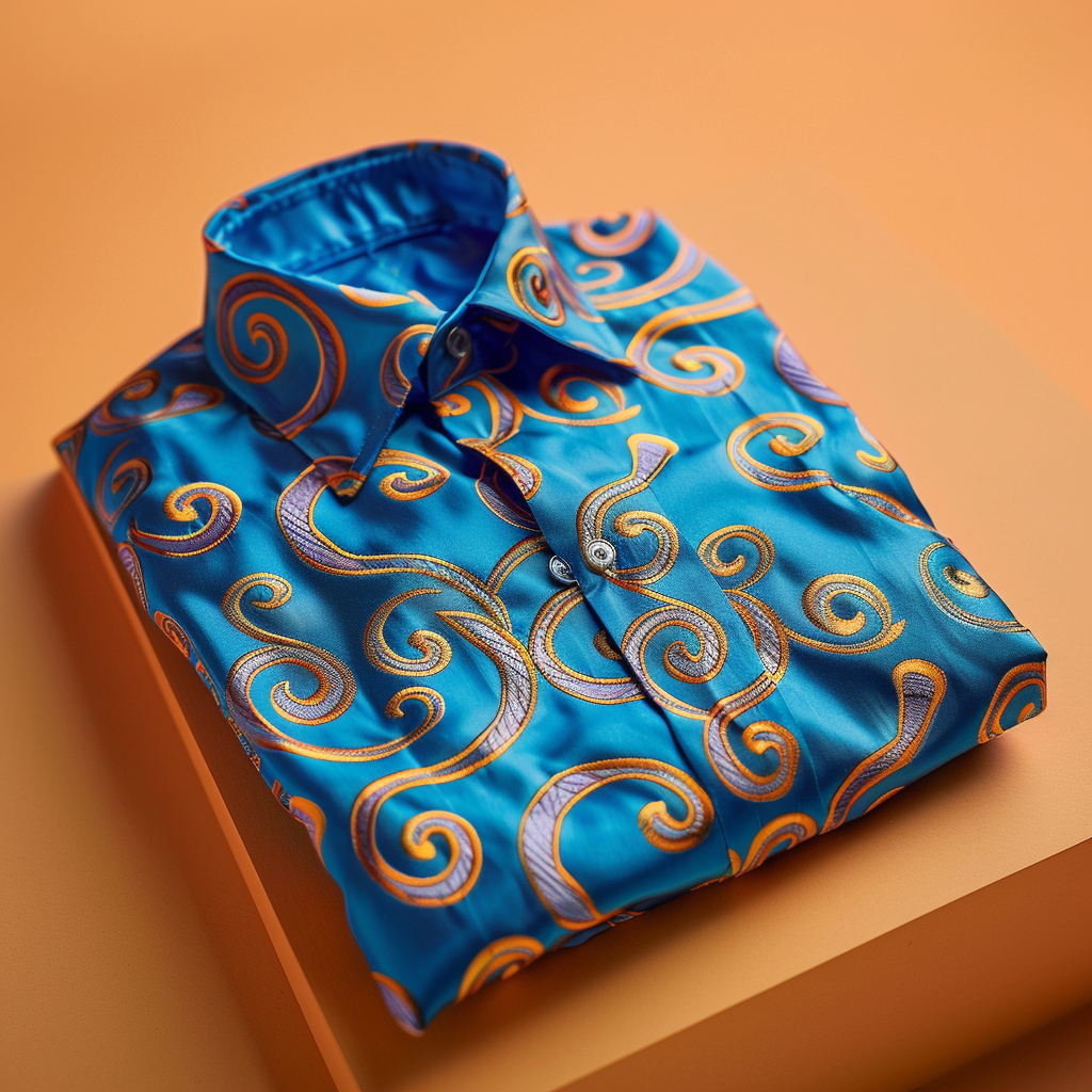 100% Cotton High elasticity Casual Tropical print Men's Holiday Breathable Hawaiian Shirt