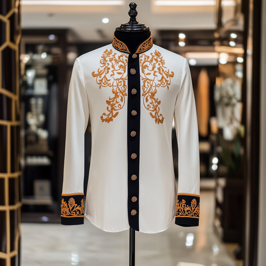 Silk Luxury Business cotton Exclusive Designer unique Luxe Collection long Shirt High Elasticity