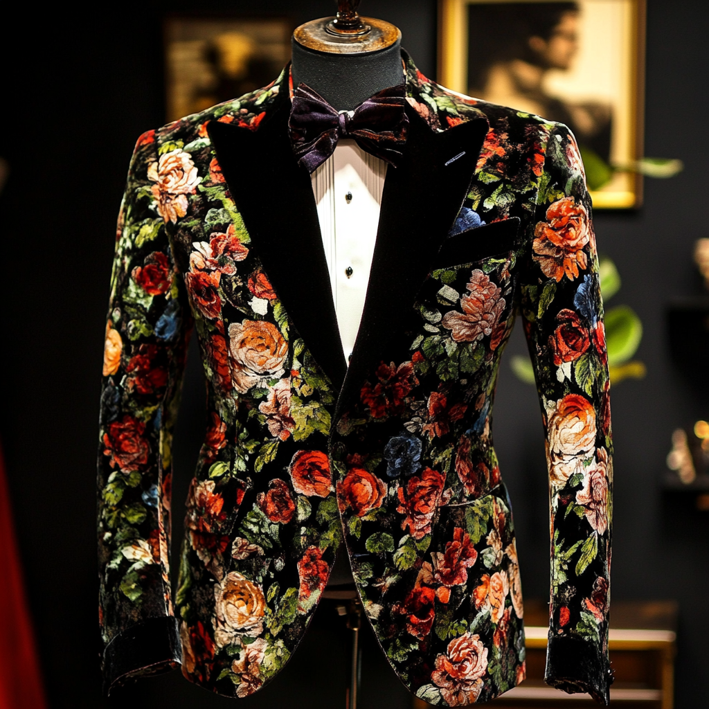 Unique embroidery business gentleman casual Men's Luxury Business Casual Fashion Blazer Suit Coat Jacket