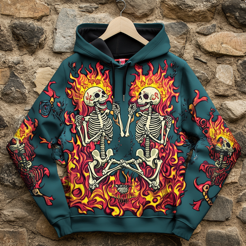 2025 Spring New Fashion Printed Sweatshirt Hoodie