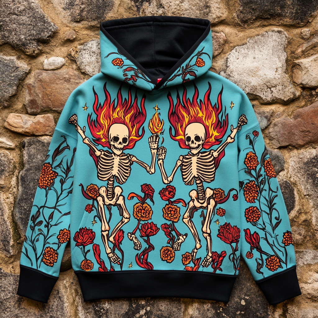 2025 Spring New Fashion Printed Sweatshirt Hoodie