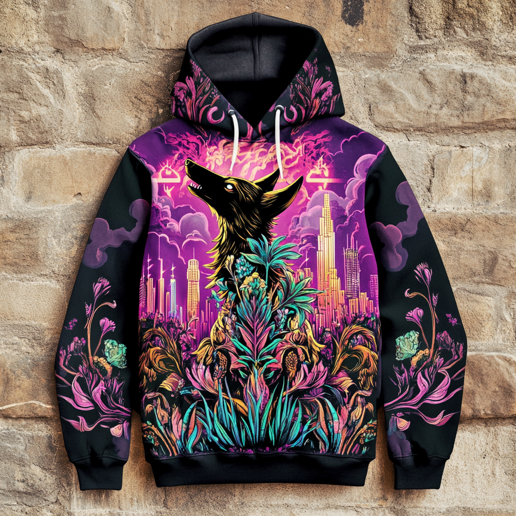 2025 Spring New Fashion Printed Sweatshirt Hoodie
