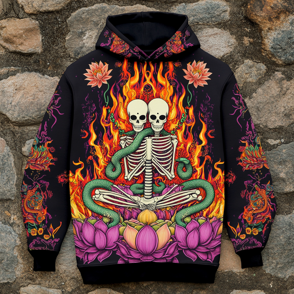 2025 Spring New Fashion Printed Sweatshirt Hoodie
