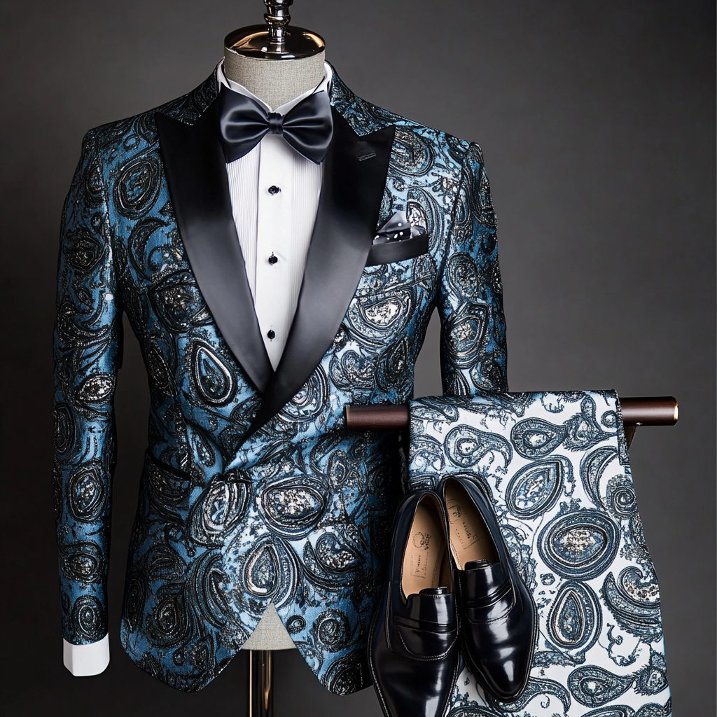 Classic Casual Men's L-10XL Plus Size Gentleman's Classic Business Banquet Suit Set