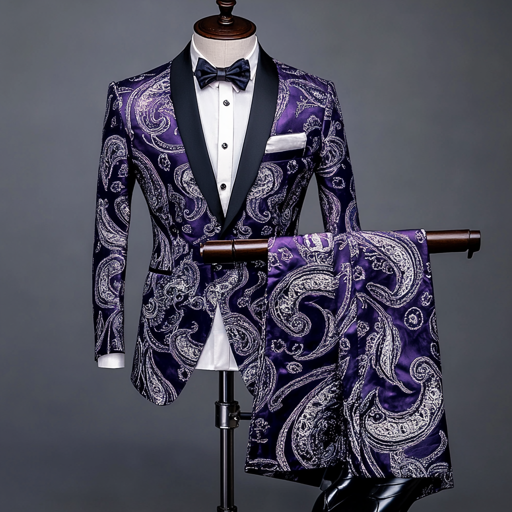 Classic Casual Men's L-10XL Plus Size Gentleman's Classic Business Banquet Suit Set