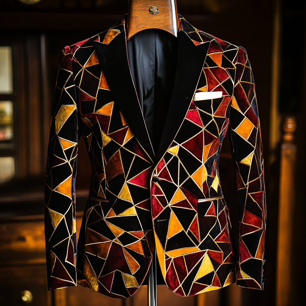 Unique embroidery business gentleman casual Men's Luxury Business Casual Fashion Blazer Suit Coat Jacket