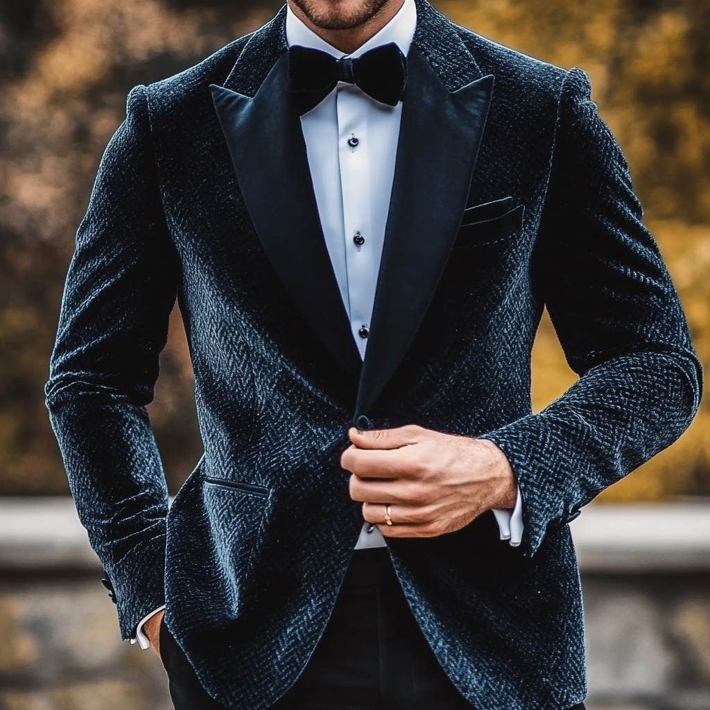 Unique embroidery business gentleman casual Men's Luxury Business Casual Fashion Blazer Suit Coat Jacket