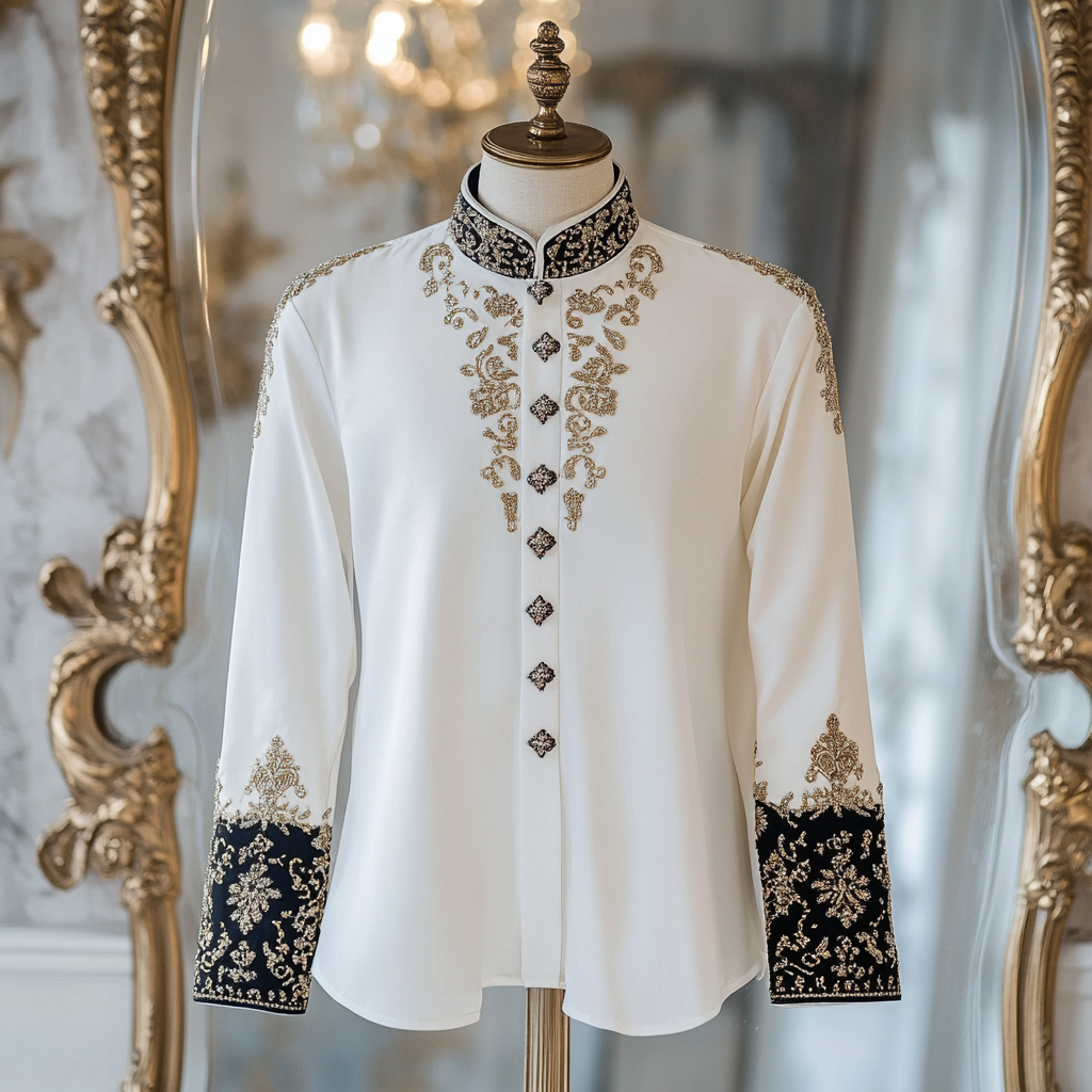 Silk Luxury Business cotton Exclusive Designer unique Luxe Collection long Shirt High Elasticity