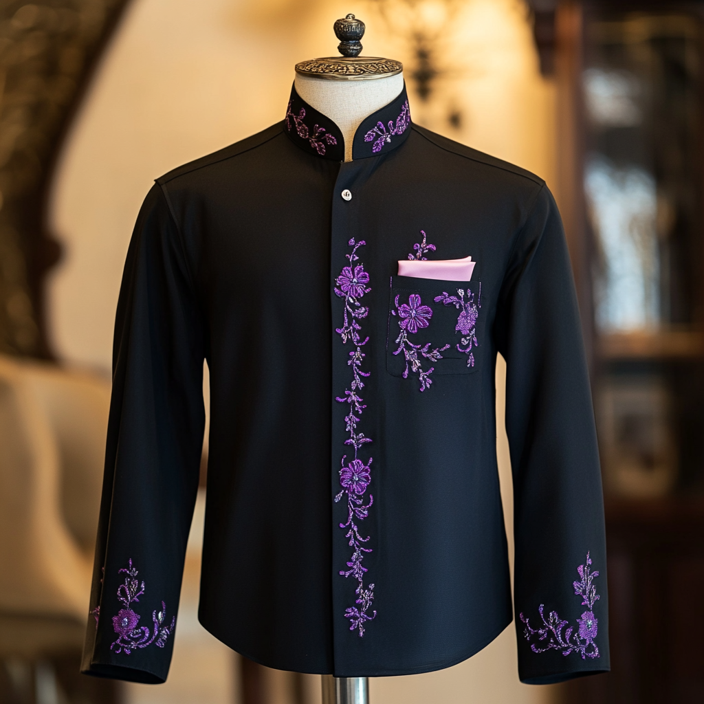 Silk Luxury Business cotton Exclusive Designer unique Luxe Collection long Shirt High Elasticity