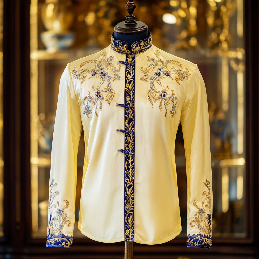 Silk Luxury Business cotton Exclusive Designer unique Luxe Collection long Shirt High Elasticity